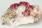 Rose-Colored Roselite Crystal Cluster - Aghbar Mine, Morocco #184185-1